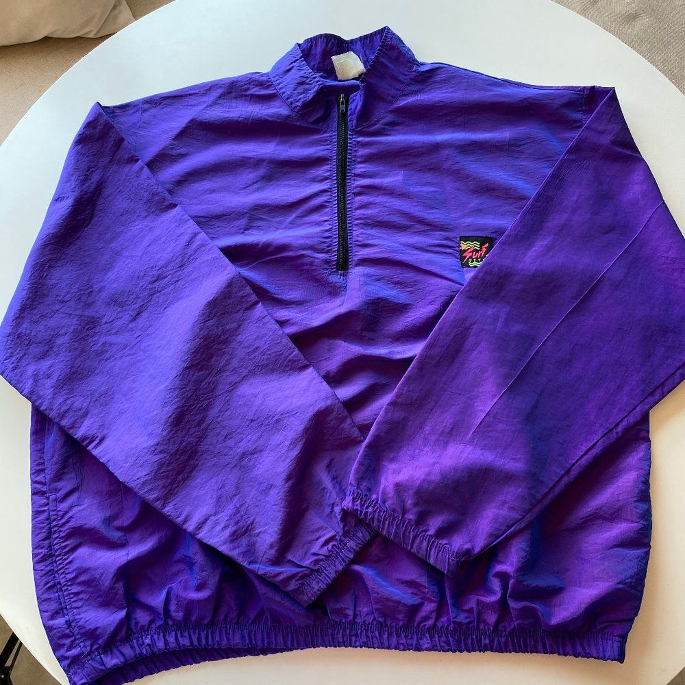 VTG SURF STYLE UNISEX Purple Windbreaker